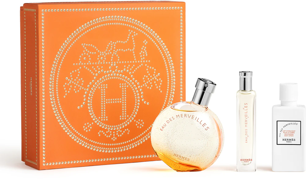 Hermas HERMÈS Eau des Merveilles Eau de Toilette Set Gift Set for Women III.