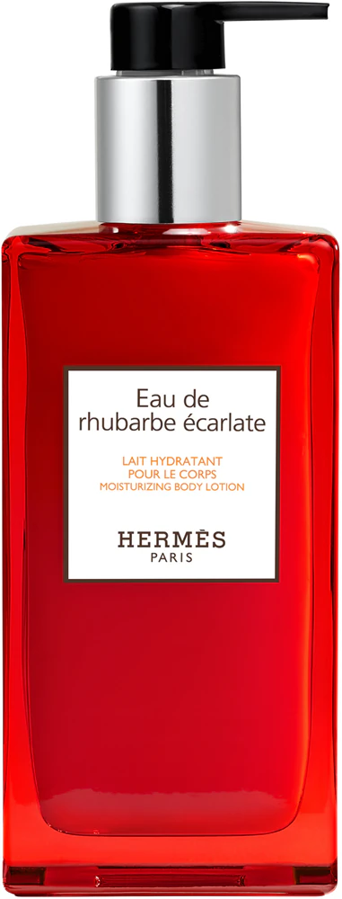 Hermas HERMÈS Le Bain Eau de rhubarbe écarlate body lotion