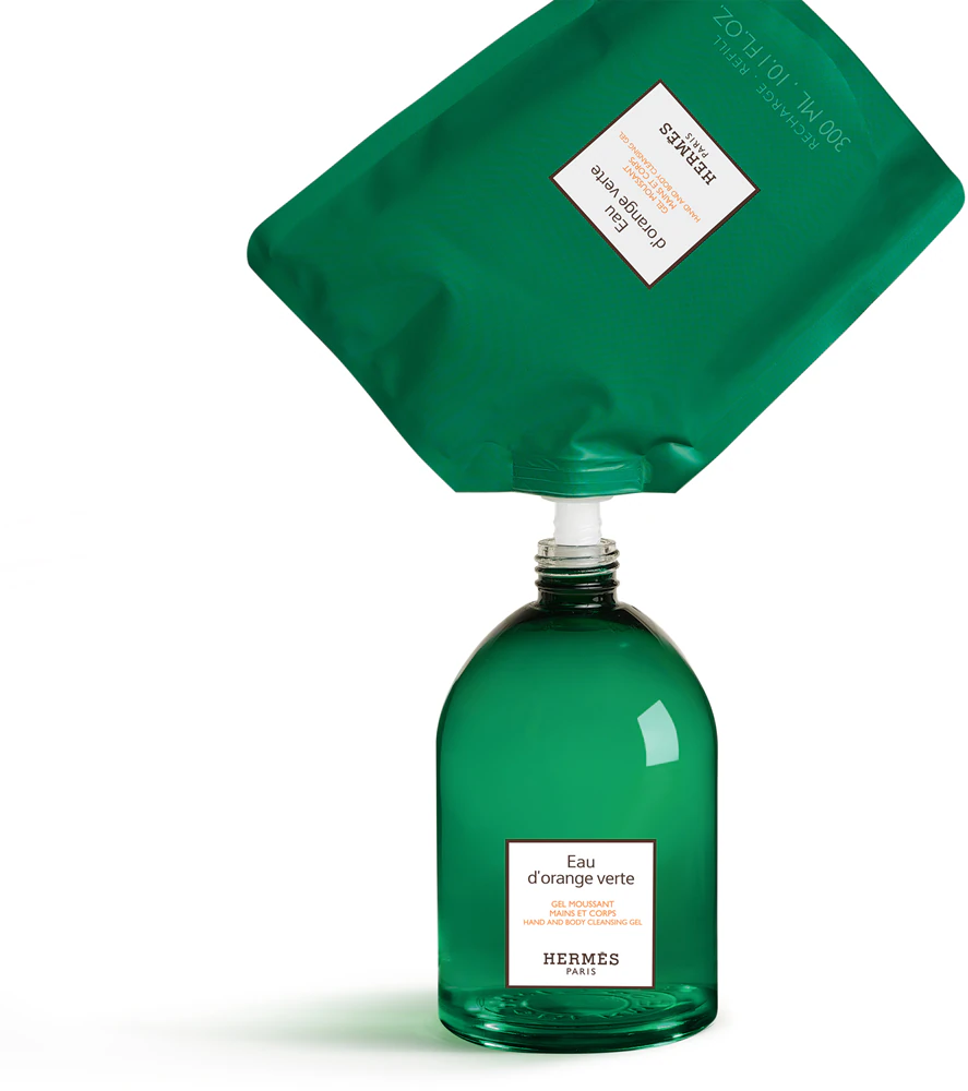 Hermas HERMÈS Le Bain Eau dorange verte cleansing gel for hands and body 300 ml