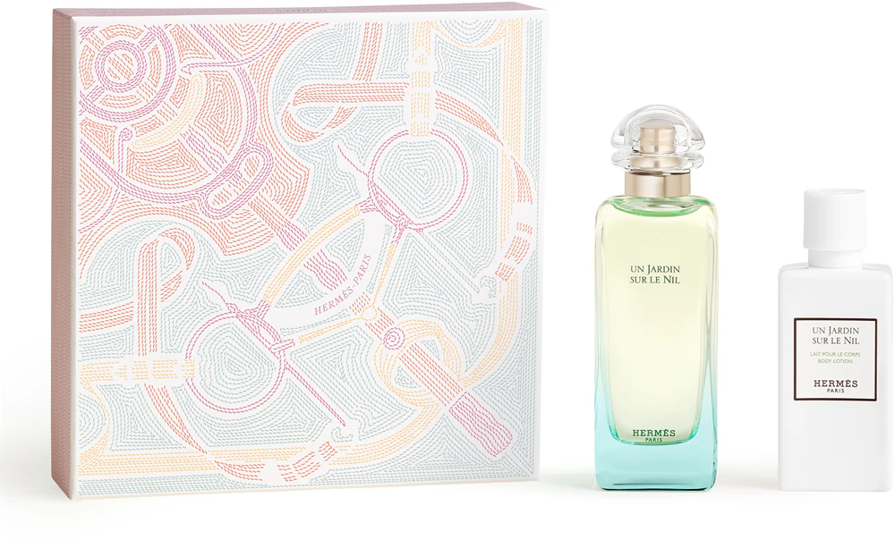 Hermas HERMÈS Parfums-Jardins Collection Un Jardin Sur Le Nil Set Eau de Toilette Unisex