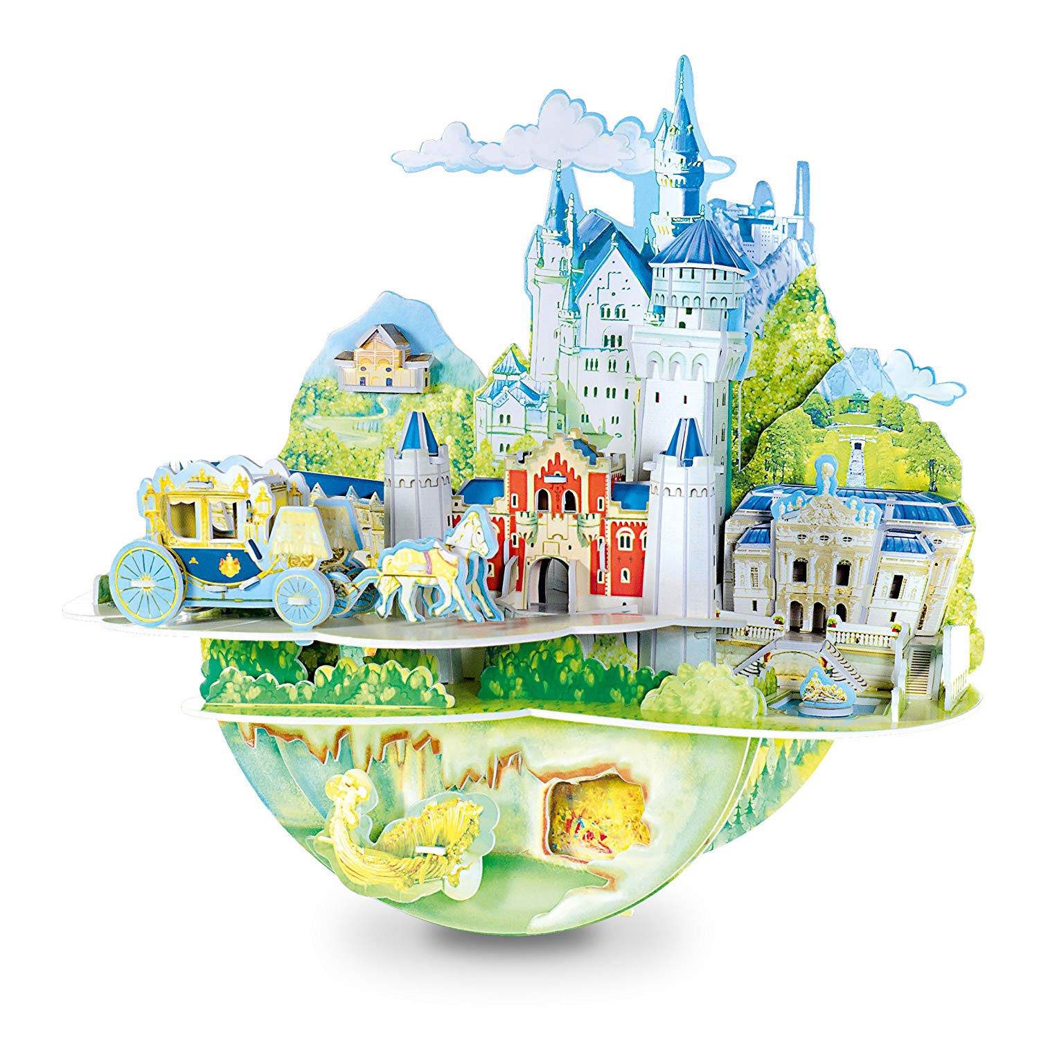 Herpa My Little World Peg Puzzle Fairytale Schl Sser