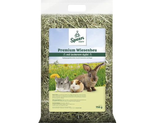 MARSCHHOF Heu Speer's Premium meadow hay with apple rodent food 750 g