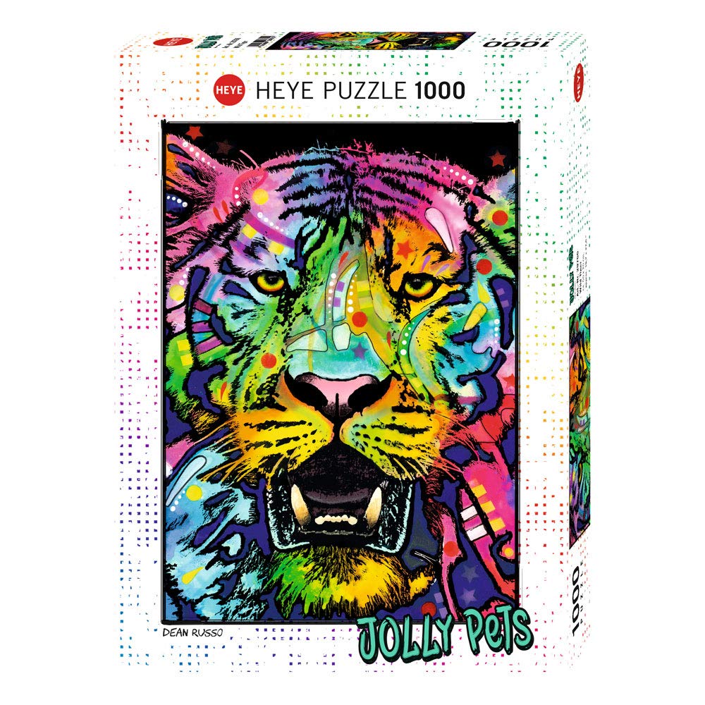 Heye 29766 Wild Tiger Standard Dean Russo – Jigsaw Puzzle 1,000 Pieces