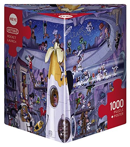 Heye 29790 Rocket Launch Triangular Uli Oest Alder With Poster Jigsaw Puzzl