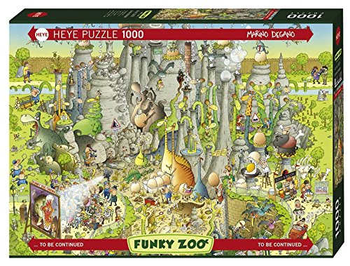 Heye Jurassic Habitat Degano Puzzles (1000-Piece, Multi-Colour)