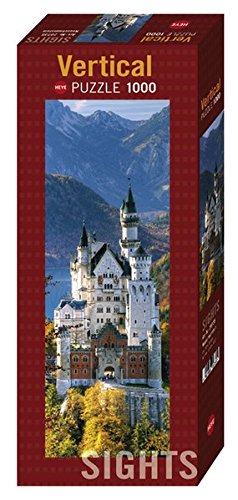 Heye Neuschwanstein Vertical Puzzles (1000-Piece, Multi-Colour)