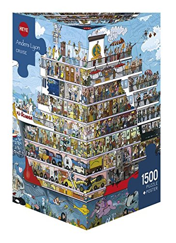 Heye Triangular Cruise Lyon Puzzles (1500-Piece)