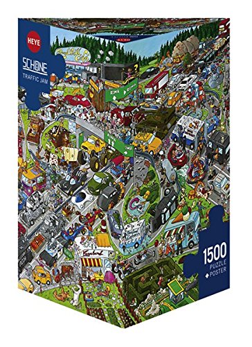 Heye Triangular Traffic Jam Schone Puzzles (1500-Piece)
