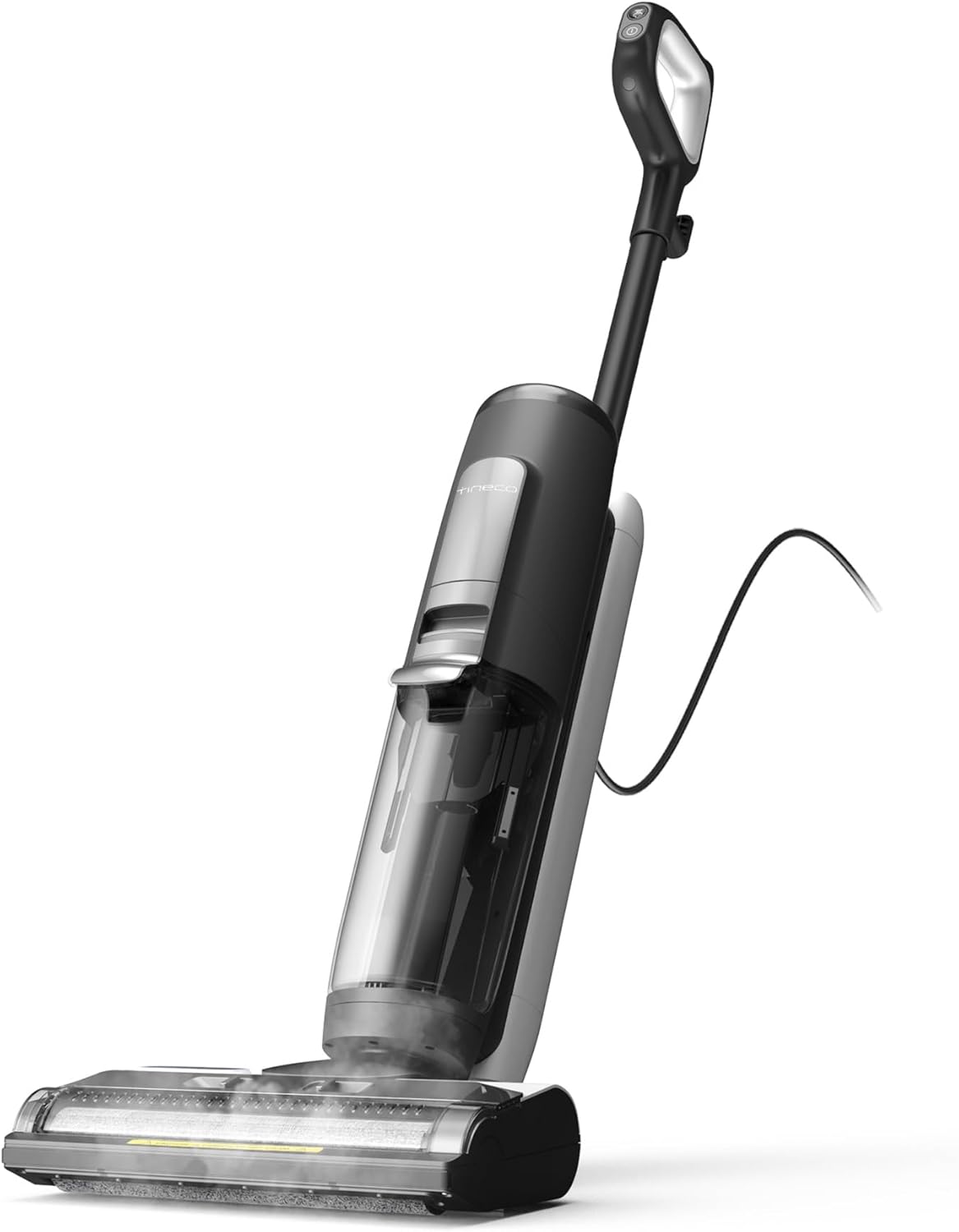Tineco iFLOOR 5 Steam Wet Dry Vacuum Cleaner, 120°C High Temperature Steam, Steam Cleaner with Cable, Self-Cleaning Wet Vacuum Cleaner, Hardwood Floor Cleaner for Sticky Pollution, Food Leftovers