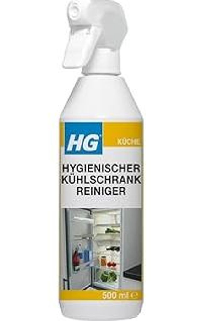 Akhan HG Hygienic Refrigerator Cleaner, a fast-drying and fresh-smelling refrigerator cleaner for quick, streak-free and hygienically thorough cleaning - 500 ml