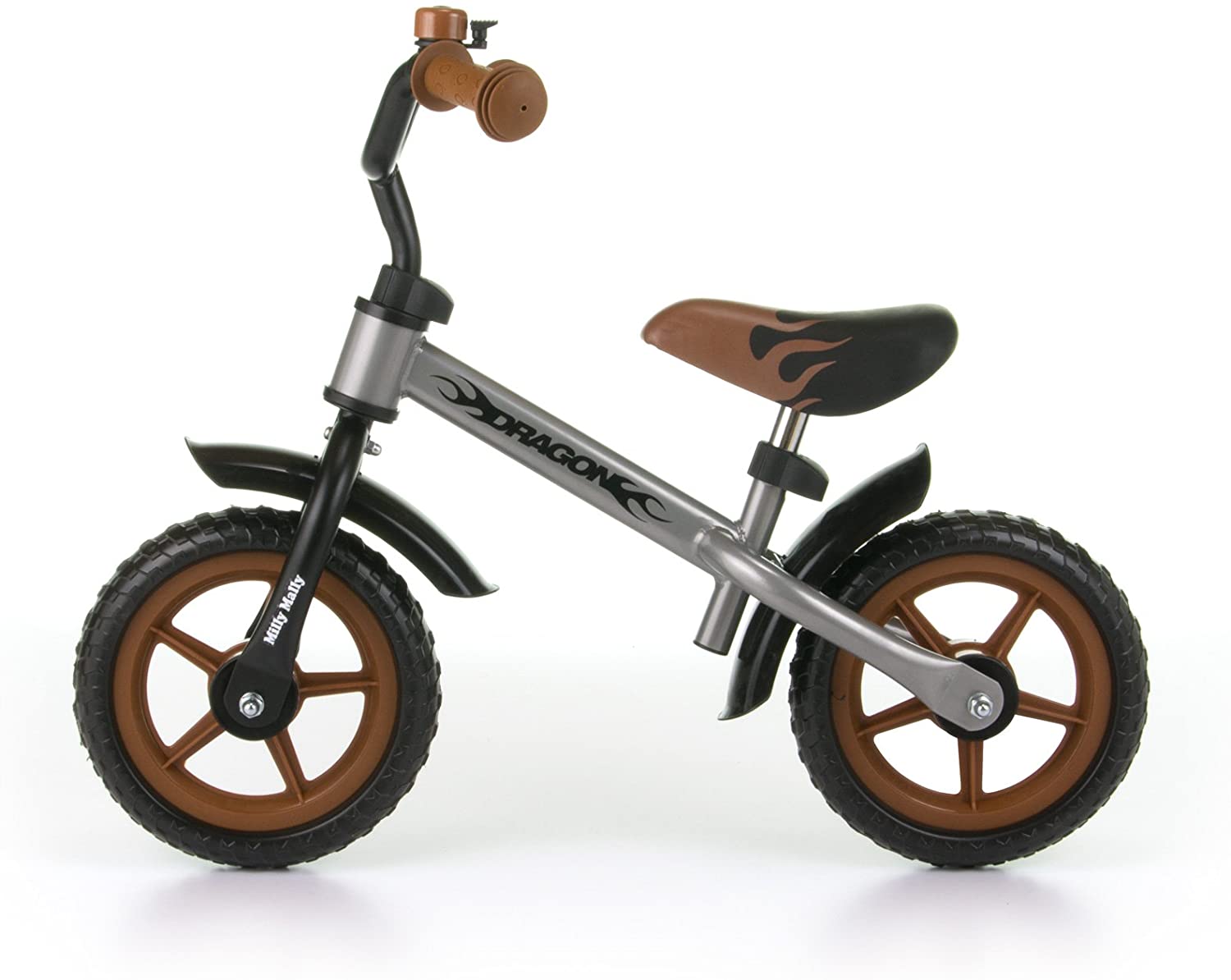 Milly Mally 4805 Children's Balance Bike 10 Inch Wheels with Bell Classic