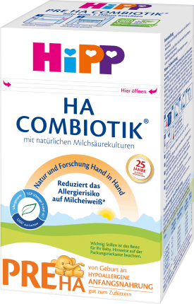 HiPP Starting milk Pre HA combiotic from birth, 600 g