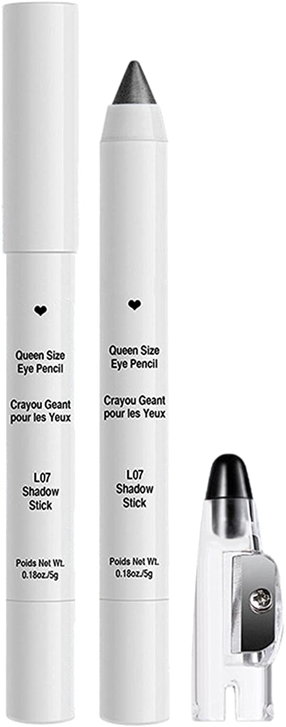 Xianghaoshun 10 Colour Eye Pencil Eyeshadow Highlighter, Eyeliner Crayon Glitter Shimmer, Eye Shadow & Eyeliner Pencil with Sharpener, Durable, Smudgeproof, Easy to Draw Eye Makeup, 