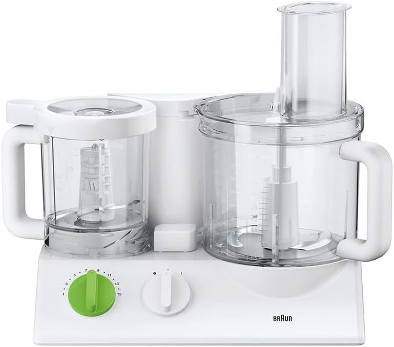 DeLonghi Braun TributeCollection FX 3030 - food processor - 800 W - white/green