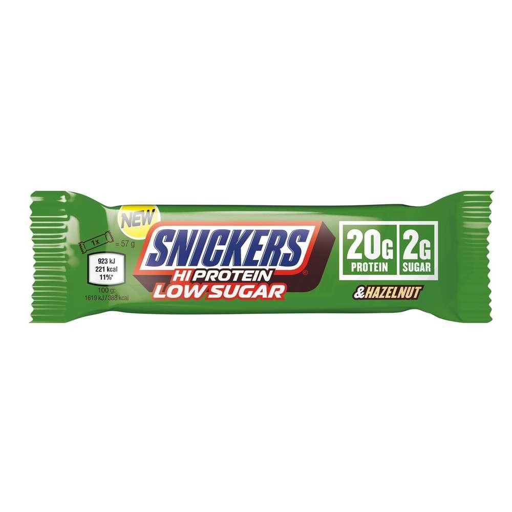 Snickers High Protein Bar Low Sugar, Hazelnut