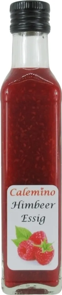 Calemino Raspberry vinegar with 50% fresh raspberries, naturally cloudy, 250ml