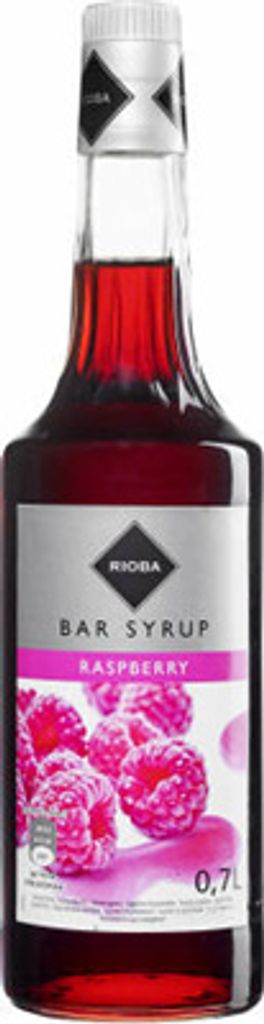 Raspberry Bar Syrup 700ml - Rioba 700 ml