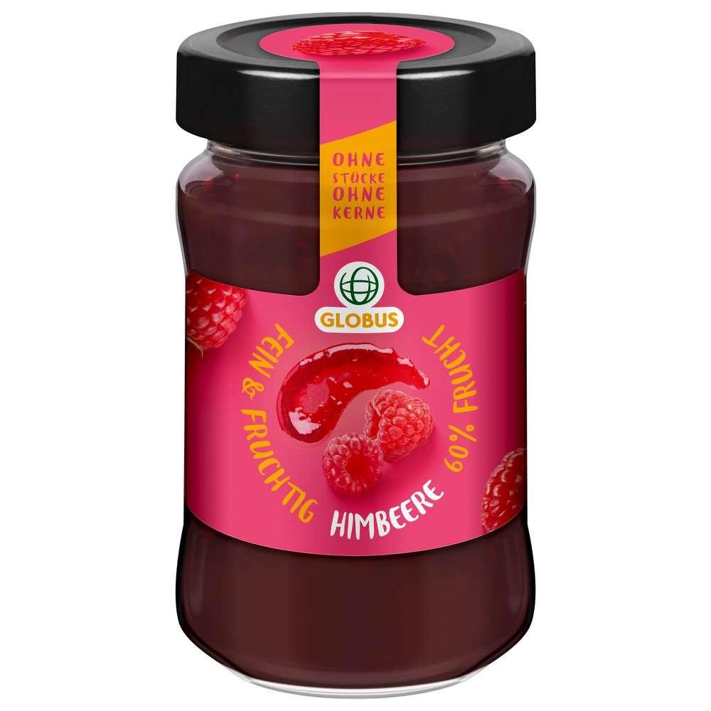 GLOBUS Raspberry jam, strained