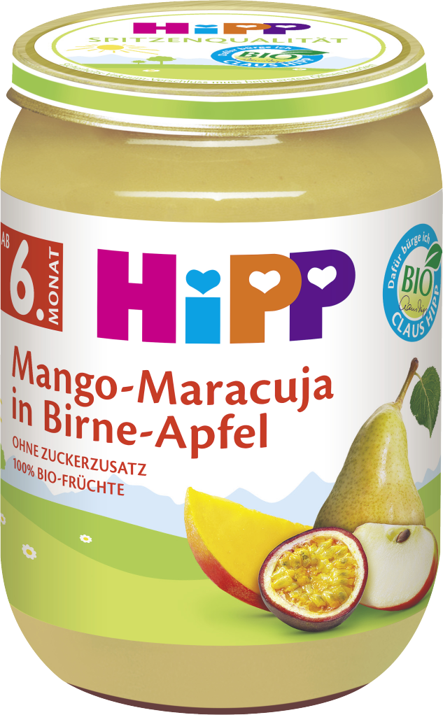 HiPP Organic Mango-Passion Fruit in Pear-Apple