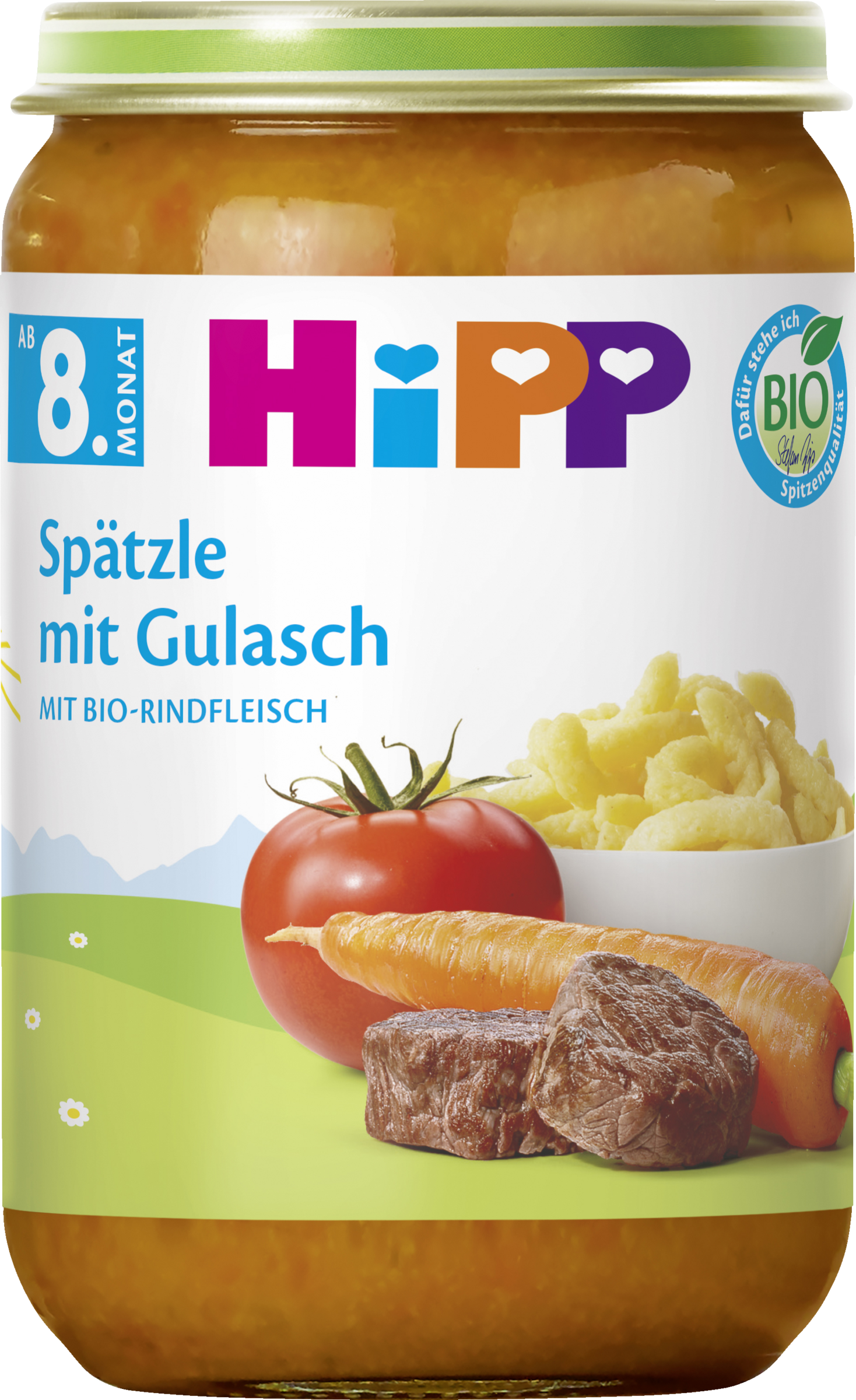 HiPP Organic Spätzle with Goulash