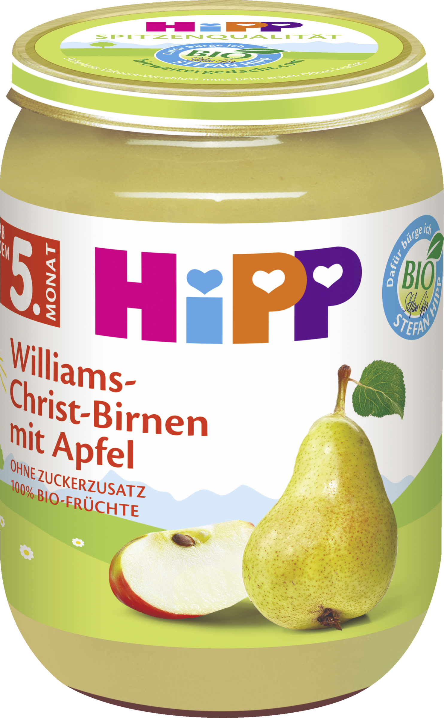 HiPP Organic Williams Christ Pears with Apple from 5 months