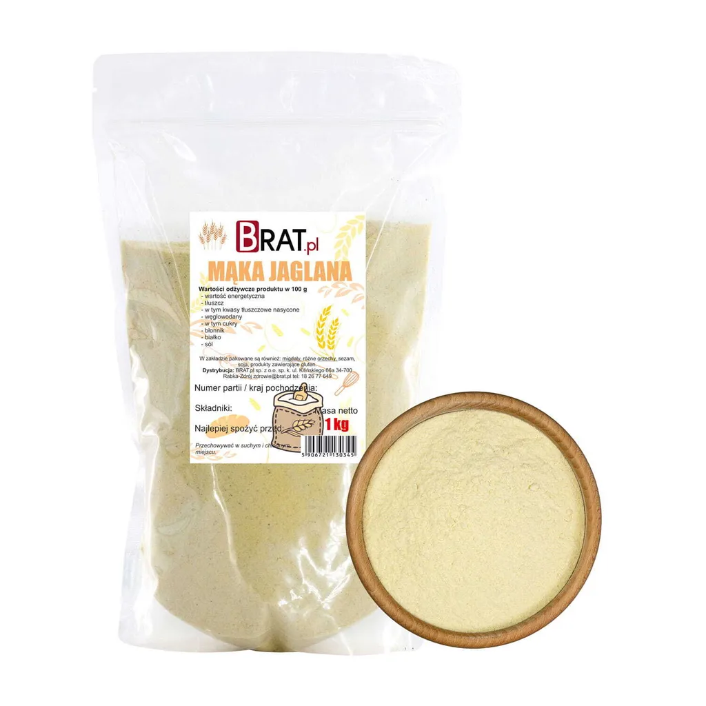 BRAT.PL Millet flour 1kg 1000g