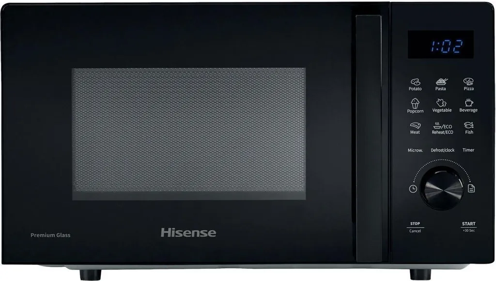 Hisense H20MOBSD1H MWO Only 20L Left-opening door LED display with buttons, 9 functions, maximum power 700W