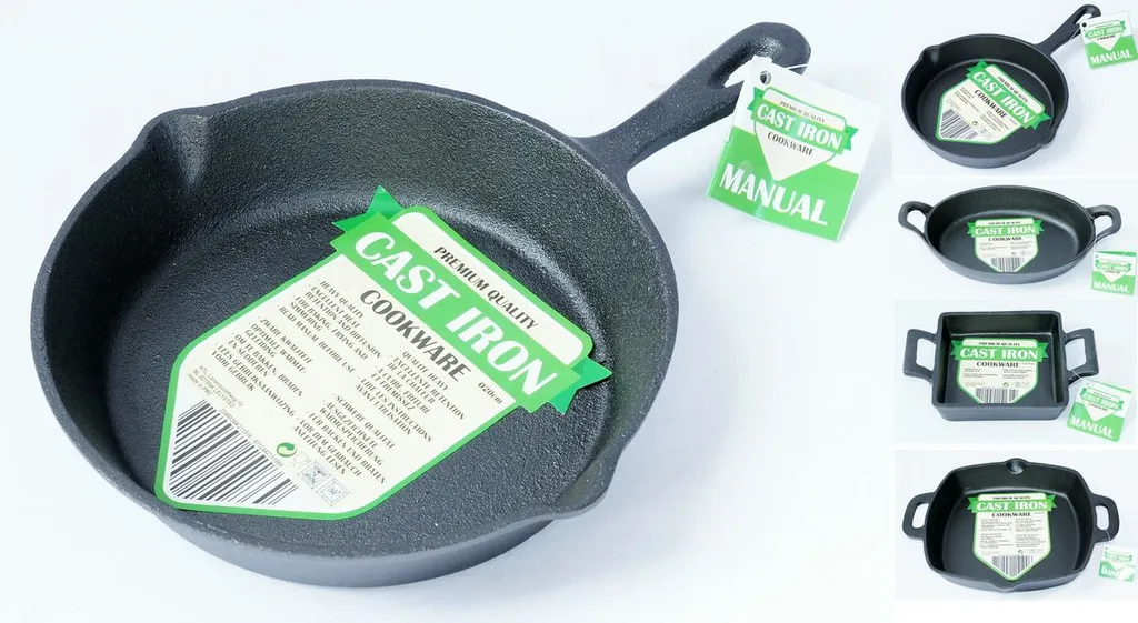HIT Trading Hit frying pan with handle, cast iron, Ø20 cm