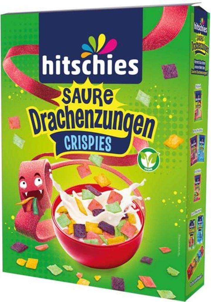 Hitschies Sour Dragon Tongue Crispies 270g
