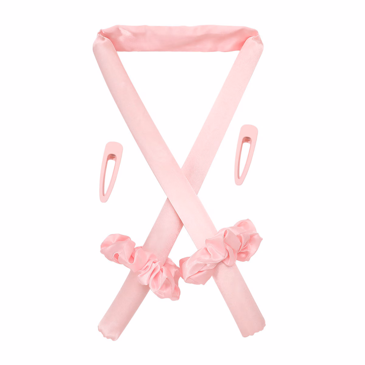 SOHO Heat-free curlers hair ties Pink