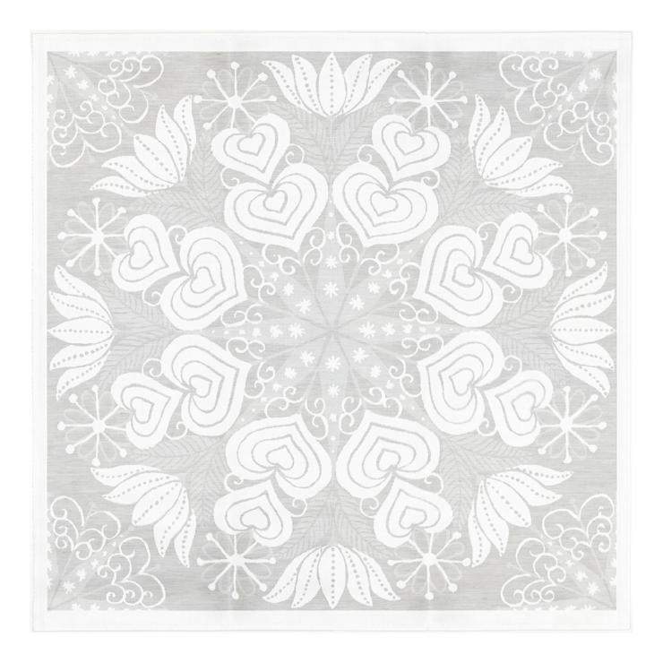 ekelund-linnevaveri Hjärtbo Cloth 80 X 80 Cm