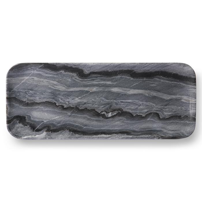 hk-living Hkliving Marble Tray 30 X 12Cm