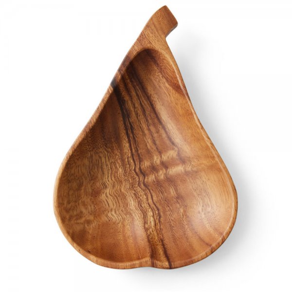 HKliving Bowl Acacia Pear Brown (L)