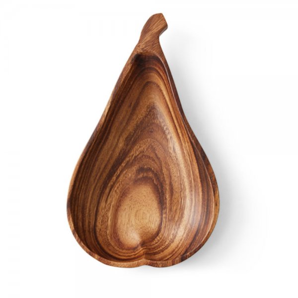 HKliving Bowl Acacia Pear Brown (M)