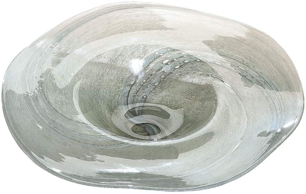 GILDE GLAS art Glass Bowl \'Artico\' 51 x 32 cm, Multi-Colour