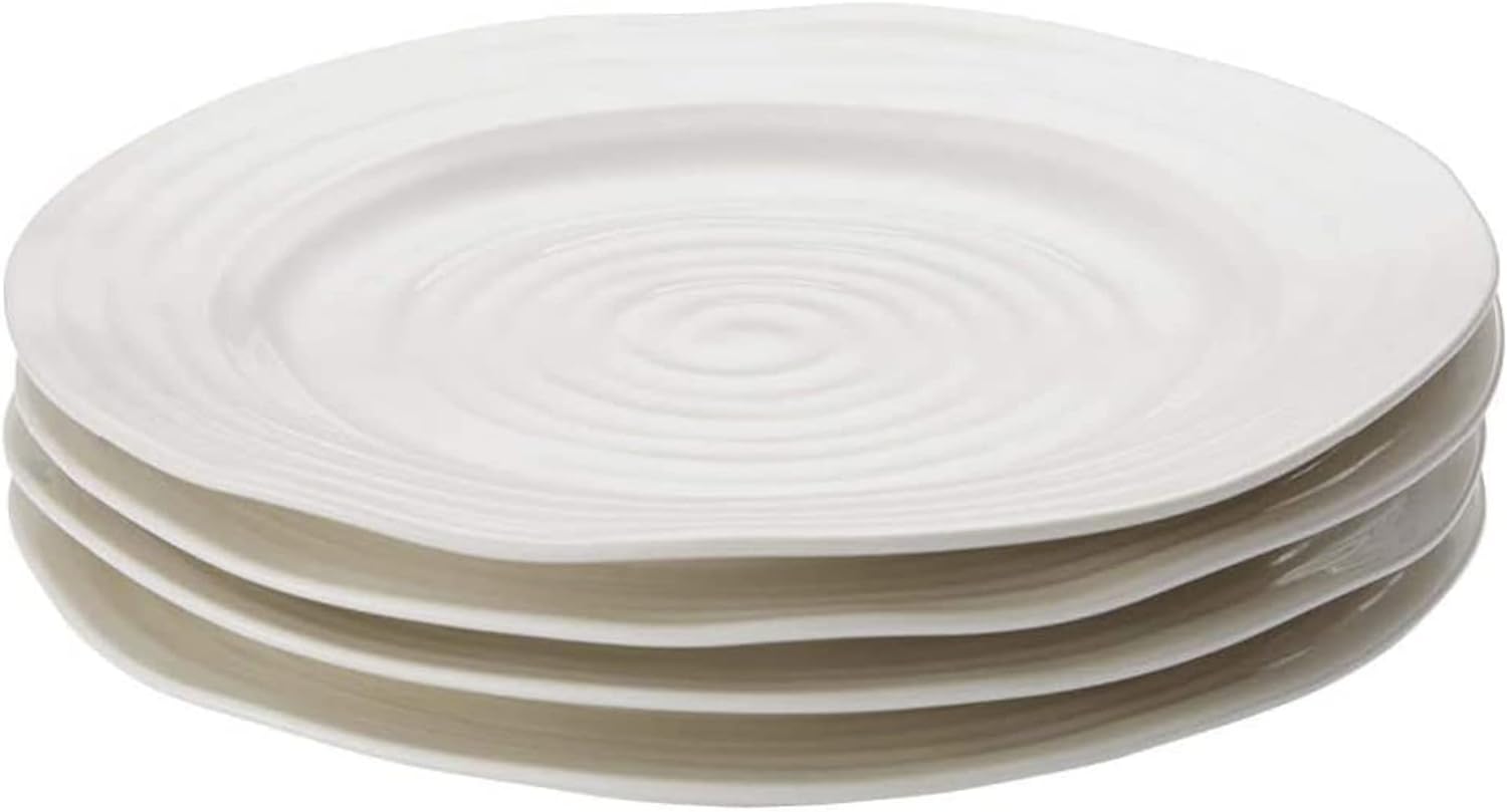 Sophie Conran for Portmeirion 423121 Side Plates, Porcelain, White, Pack of 4
