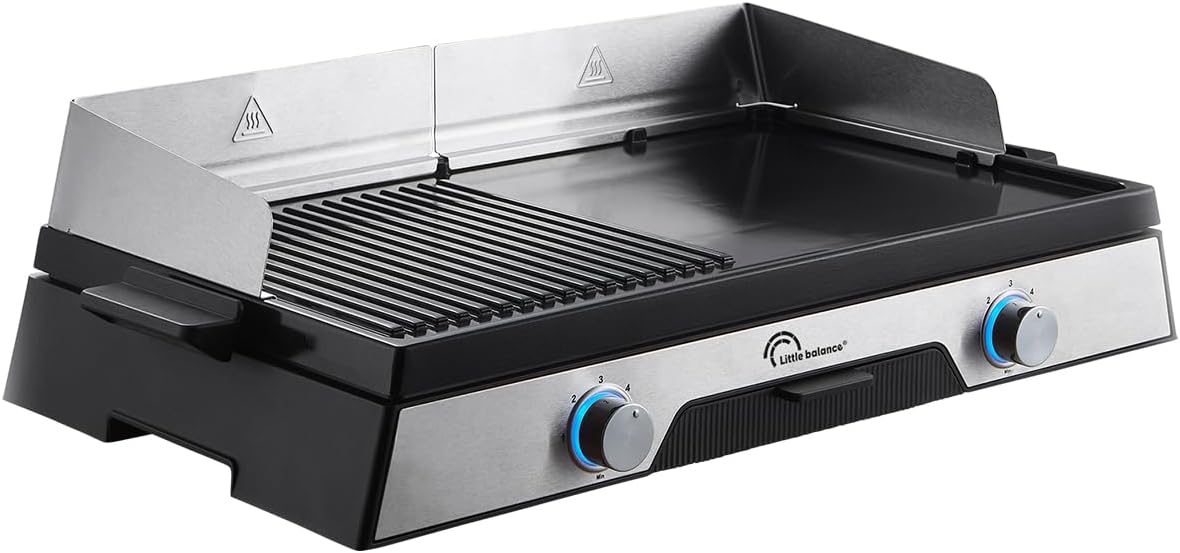 Electric Grill Plate - LITTLE BALANCE - 8735 - Innov 2200 - Micro Ceramic without PFAS