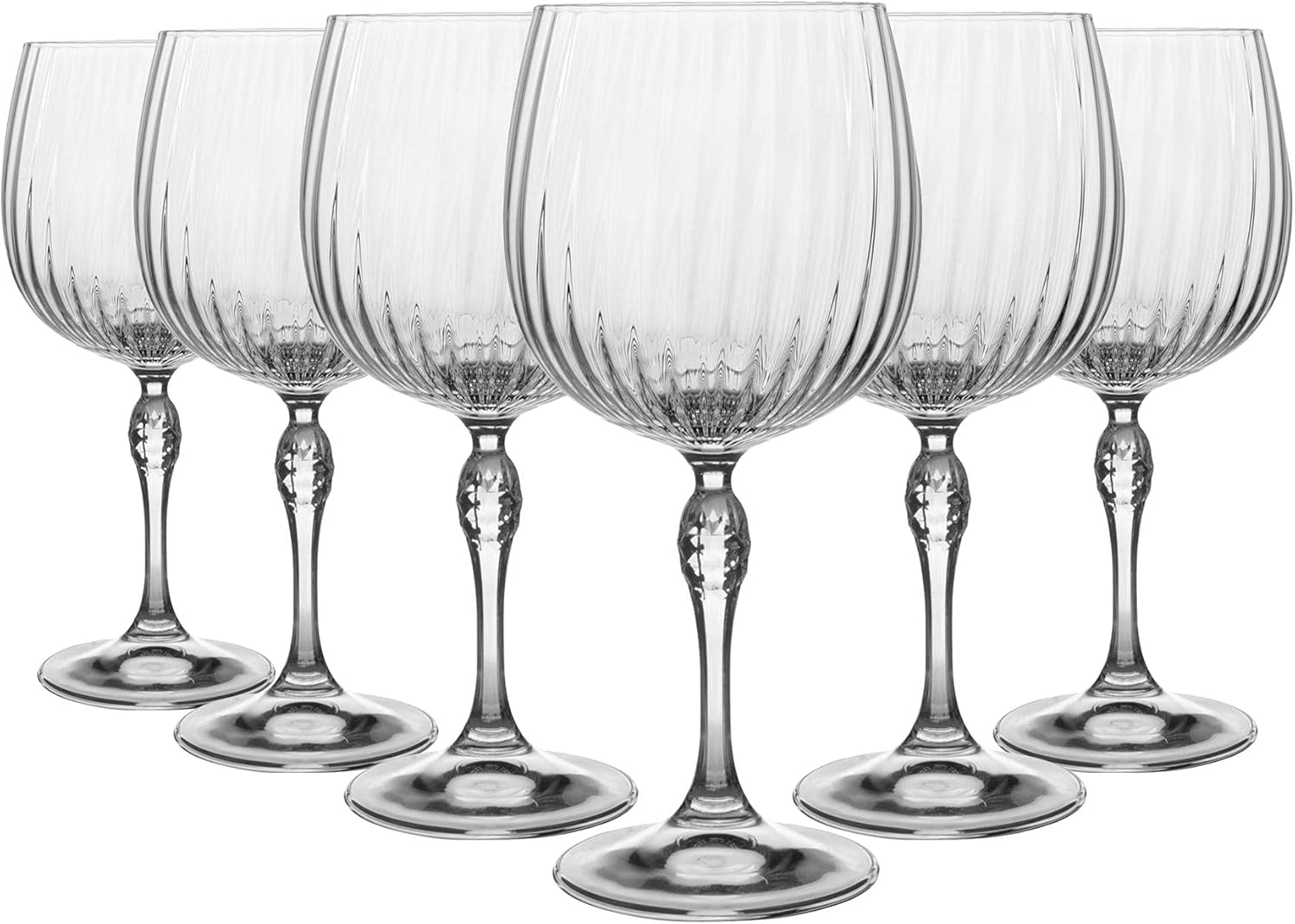 Bormioli Rocco America \'20S Gin and Tonic Glasses - 745 ml - Clear - Pack of 6