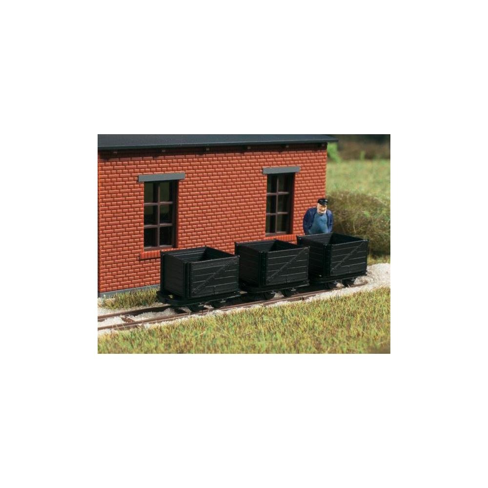 Auhagen Ho Ng Train Open Wagons Non Working