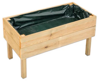 Raised bed – cheers to the herb garden!