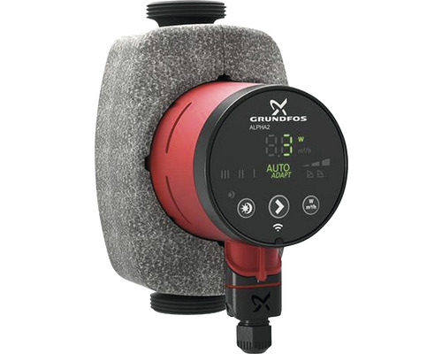 High efficiency circulation pump Grundfos ALPHA2 25-60 180 mm 1 1/2" 99261730