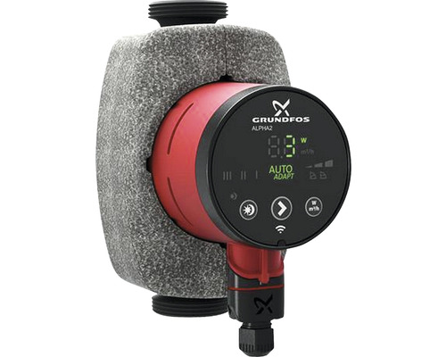 High-efficiency circulation pump Grundfos ALPHA2 25-80 180 mm 1 1/2" 99261732