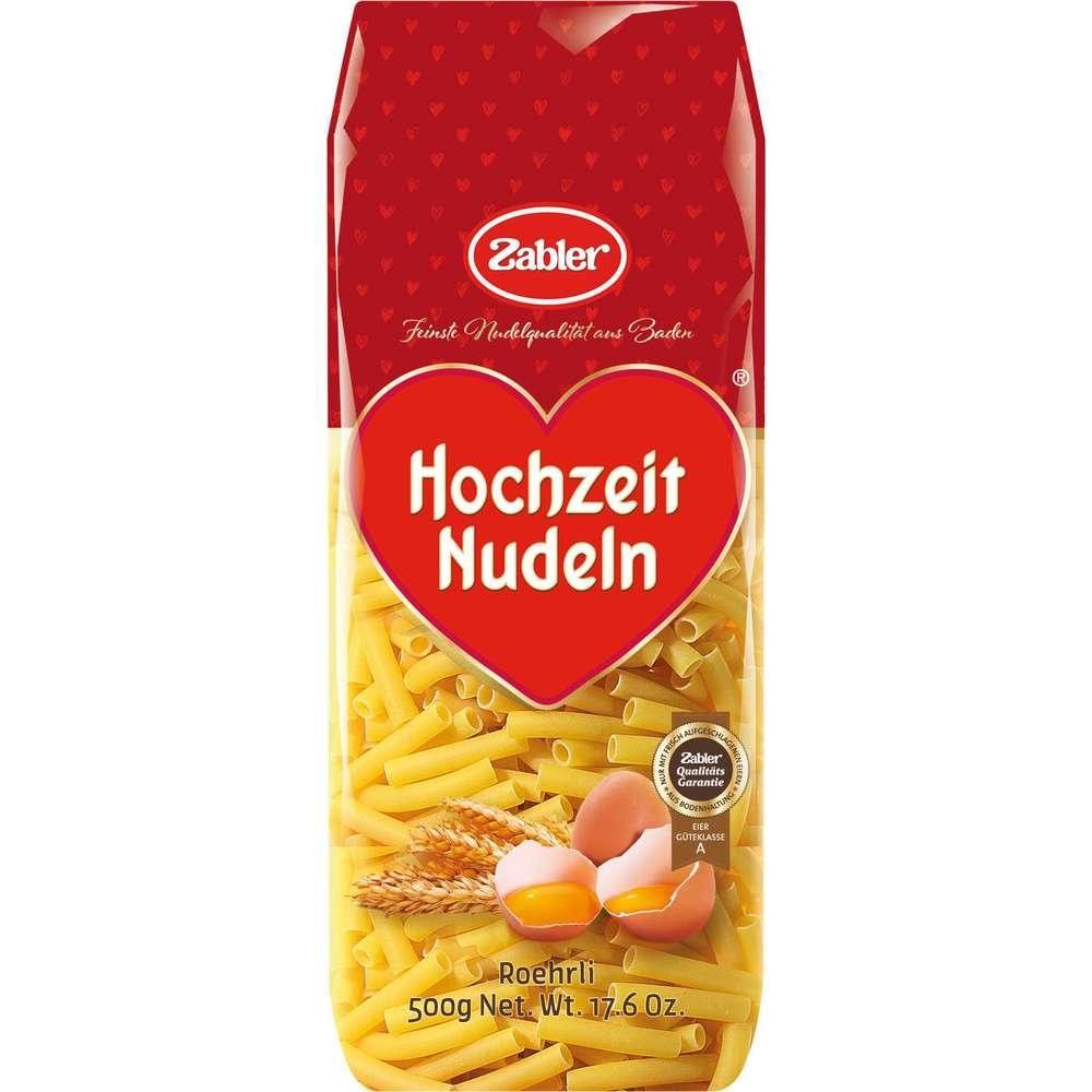 Zabler Wedding Pasta Röhrli