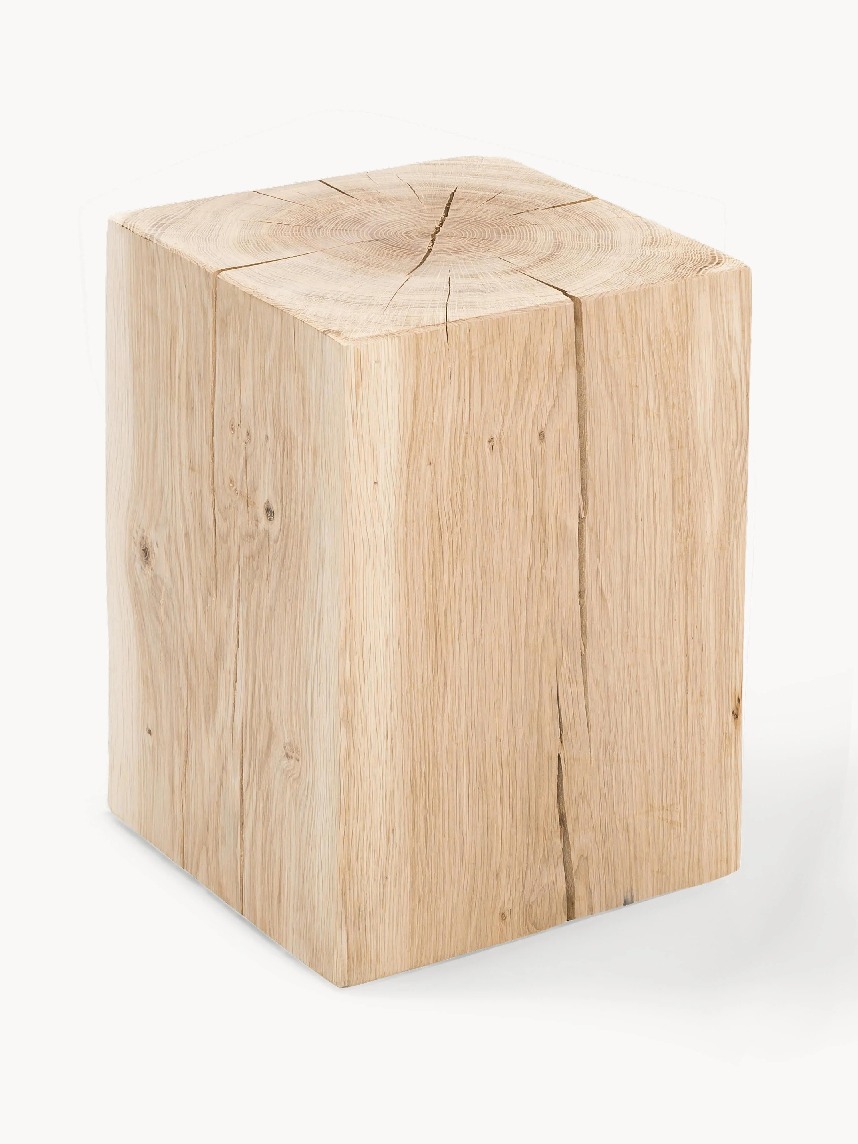 Jan Kurtz Stool block made of oak wood