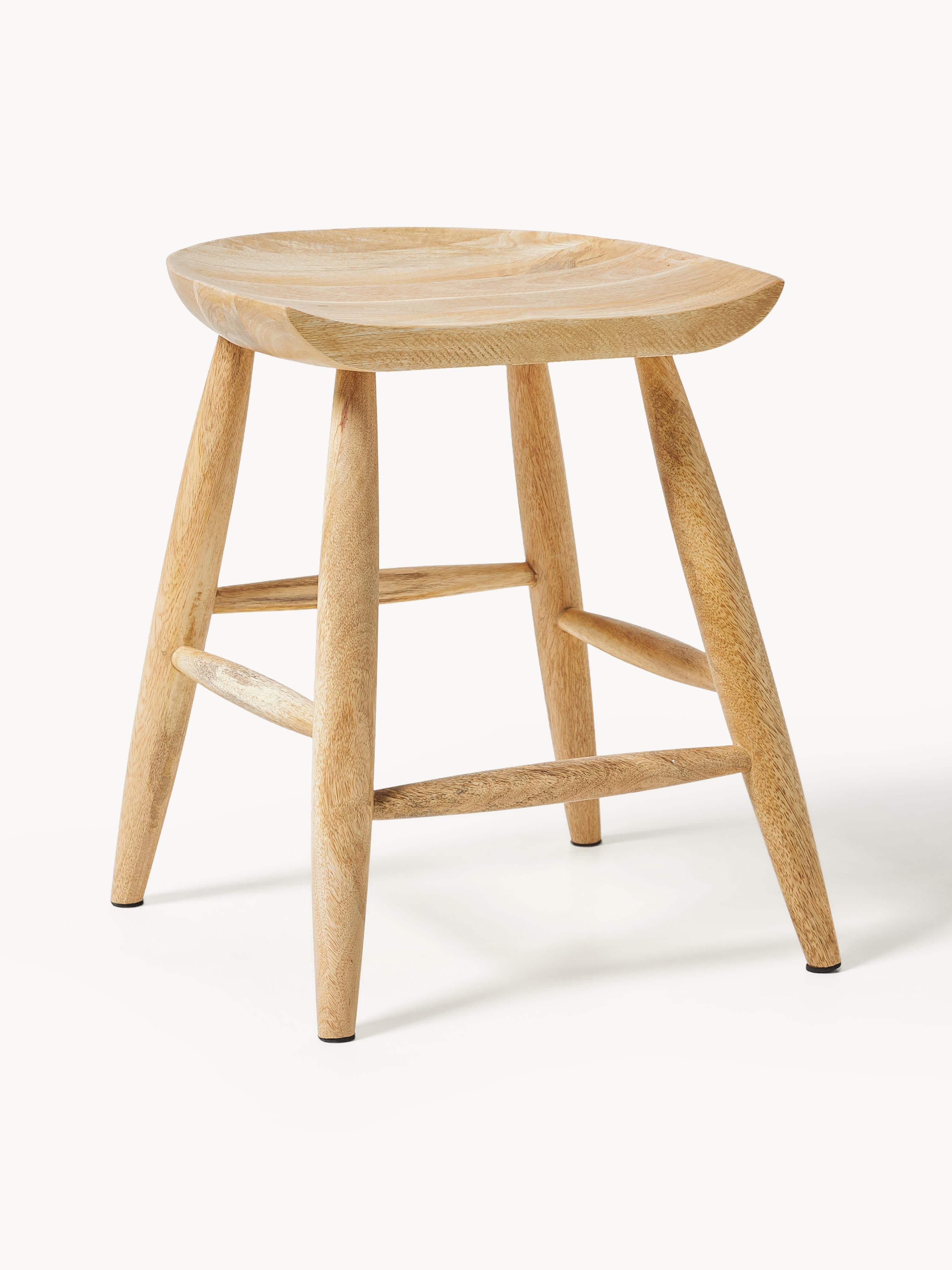 Westwing Collection Nino stool made of mango wood, Mango wood