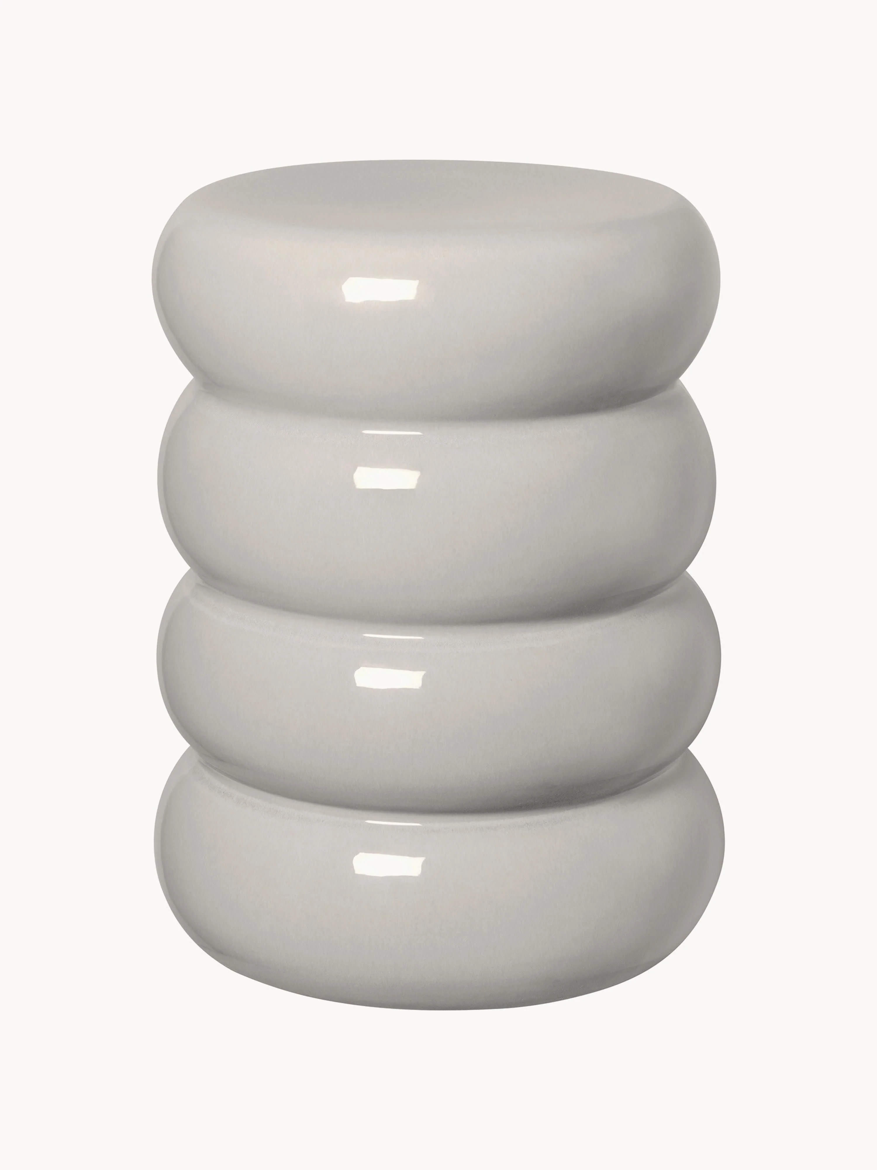 blomus Toru stool made of ceramic, Off White
