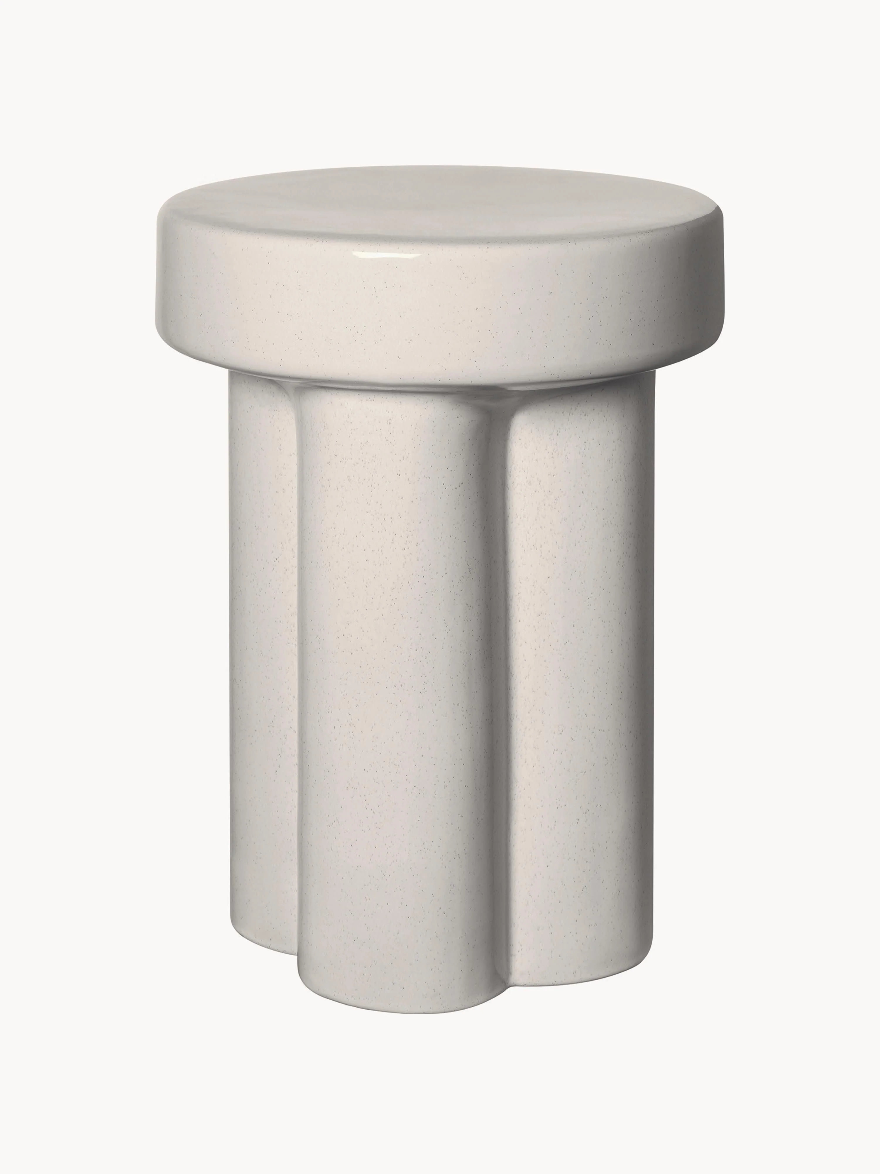 blomus Toru stool made of ceramic, Off White