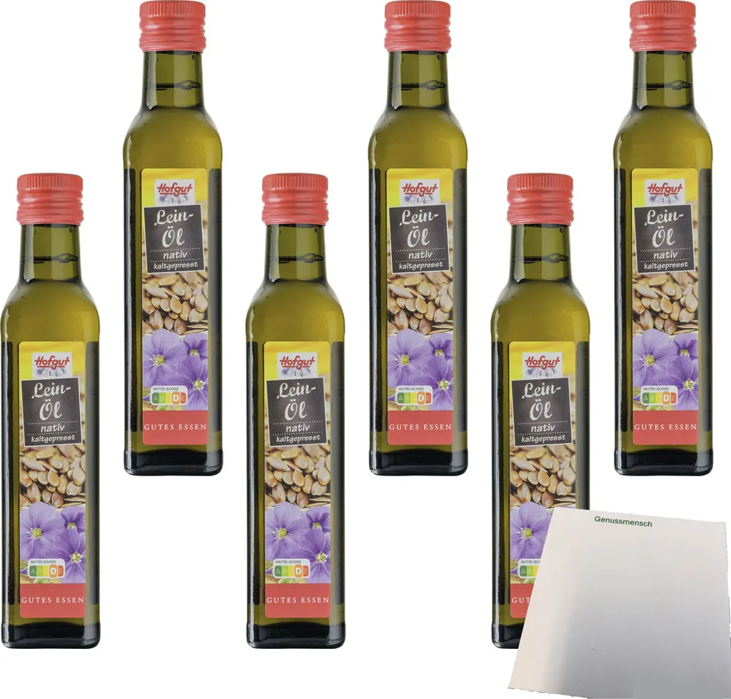 Hofgut Linseed Oil VPE (6x250ml bottles) + usy Block 1512g