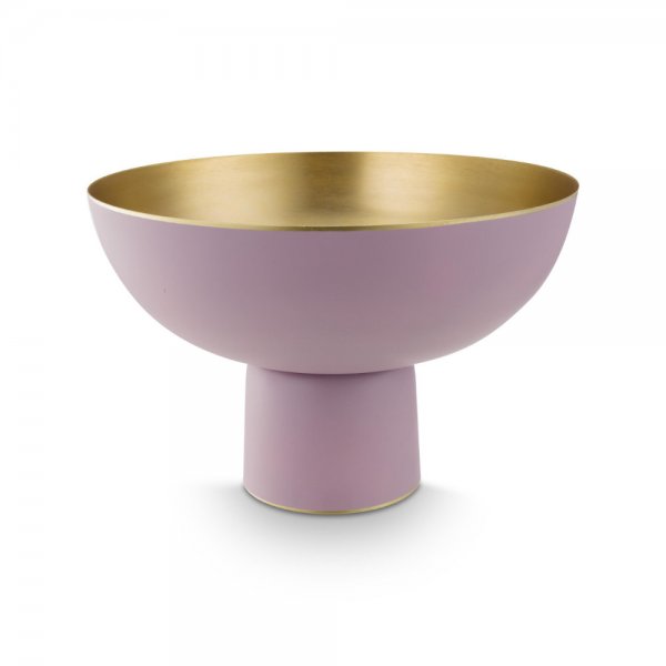 High metal bowl purple-gold (30cm) from Pip Studio