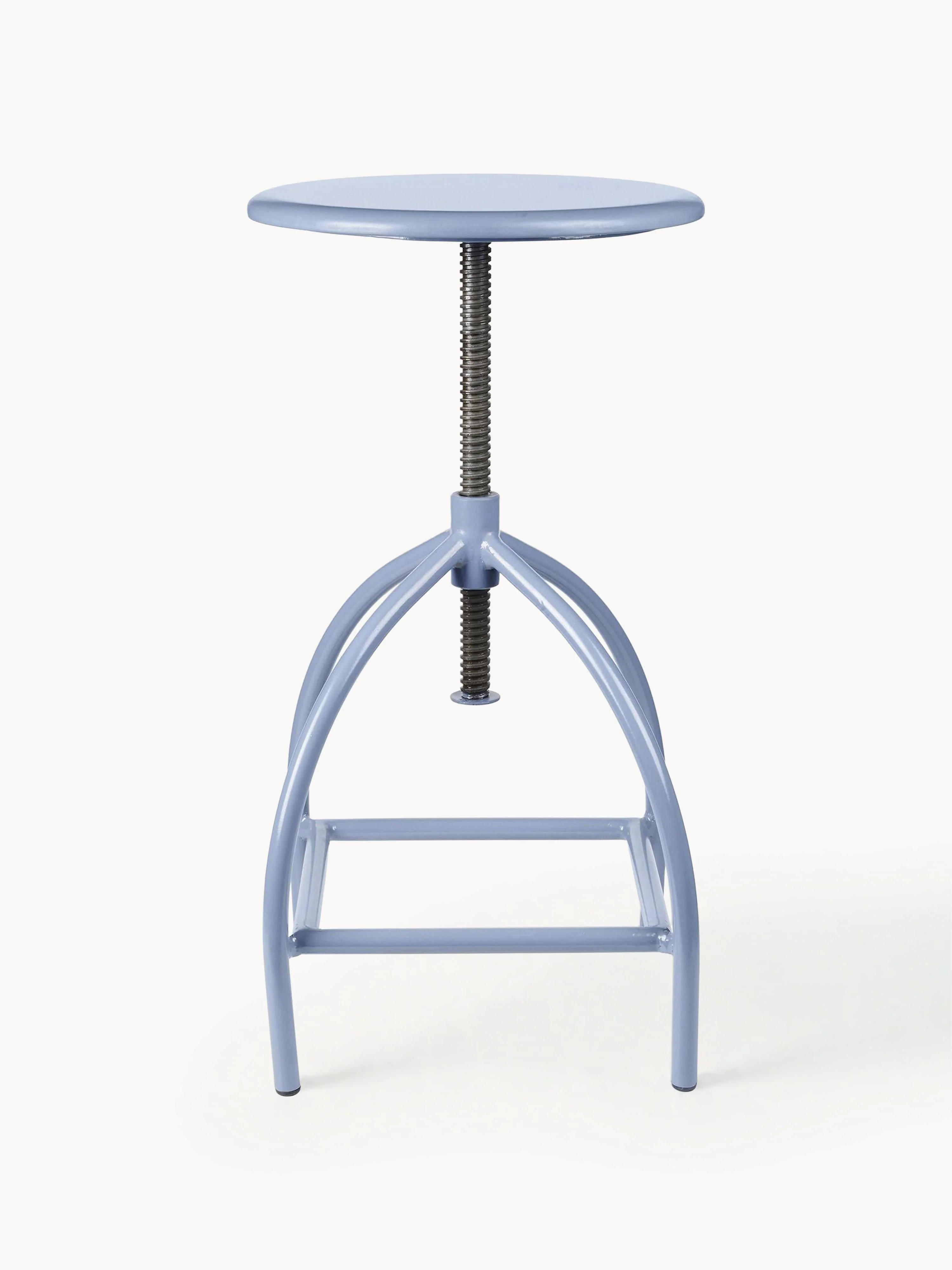 broste Copenhagen Height-adjustable bar stool Sire, Light blue
